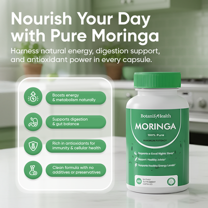 BotanifyHealth Moringa | Naturally Reduces Cortisol To Promote Metabolism and Restore Energy Inside and Out
