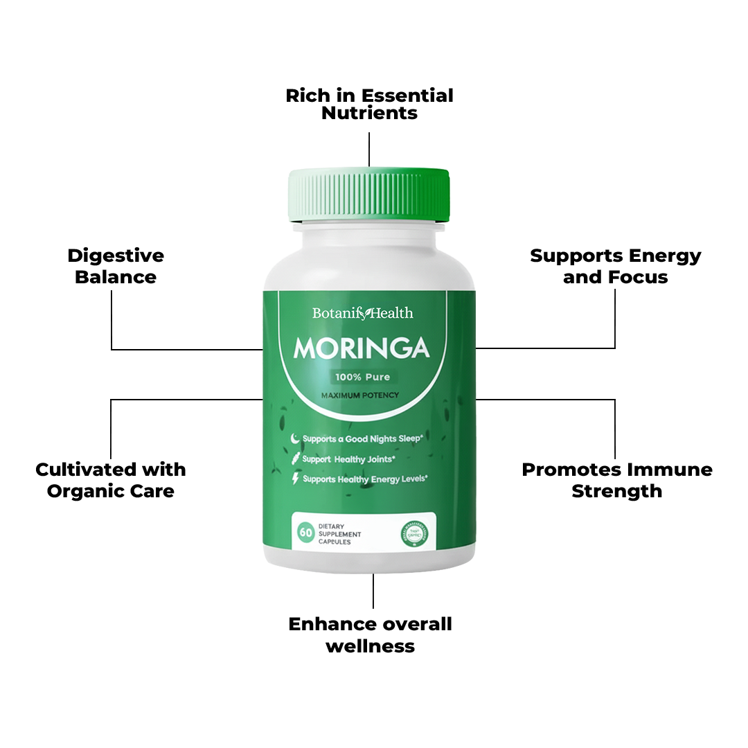 Introducing BotanifyHealth Moringa, your daily boost for natural energy and wellness.